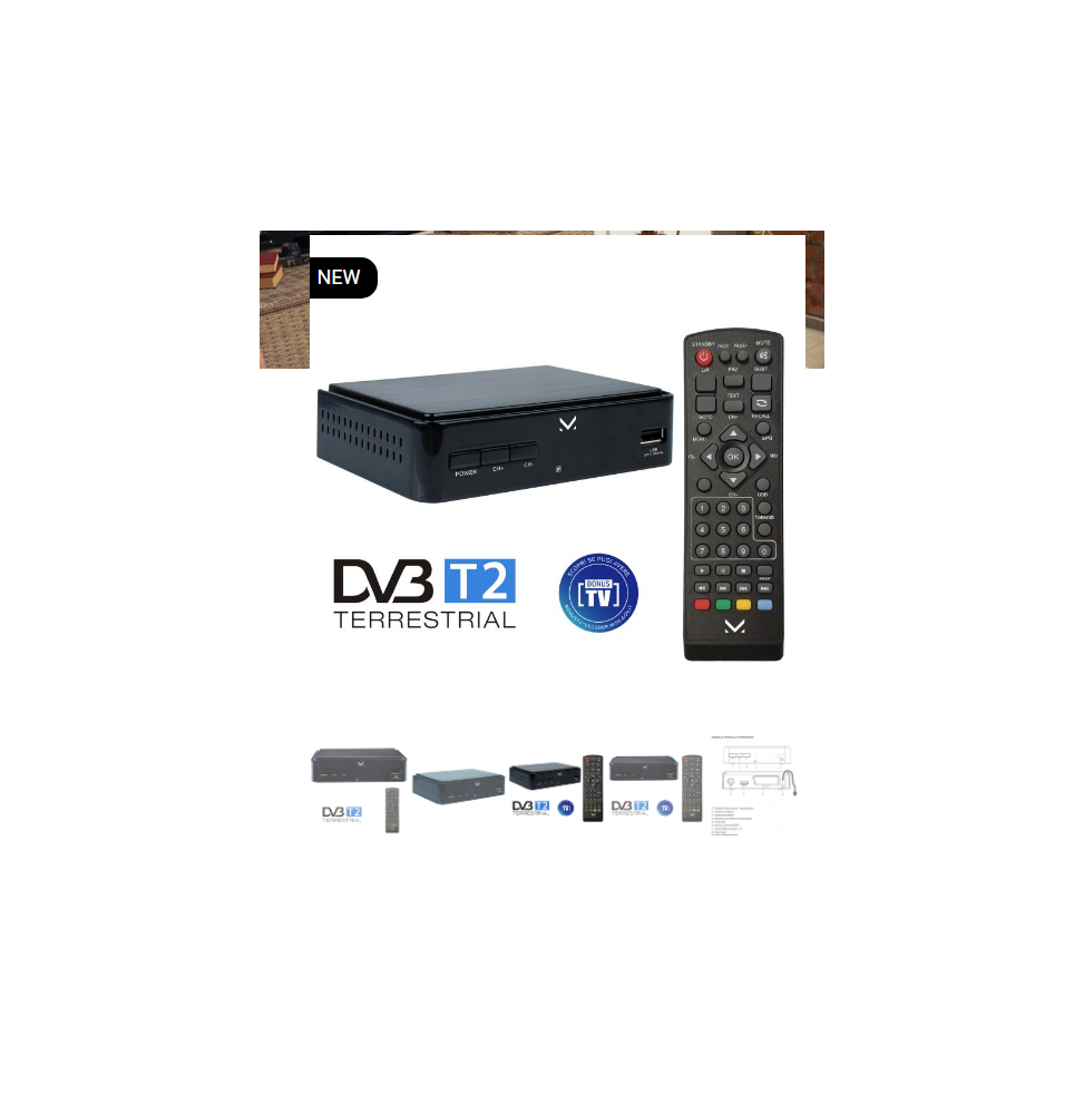 NEW MAJESTIC DECODER DIGITALE TERRESTRE DEC 655HD USB